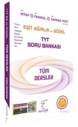Karekök Yayınları TYT Eşit Ağırlık Sözel Tüm Dersler Soru Bankası Kare