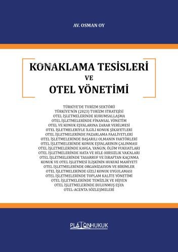 Konaklama Tesisleri Ve Otel Yönetimi - Osman Oy | Yeni ve İkinci El Uc