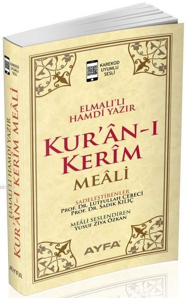 Kur'ân-ı Kerim Meali (Ayfa-108, Cep Boy, Kare Kodlu, Sesli) - Komisyon