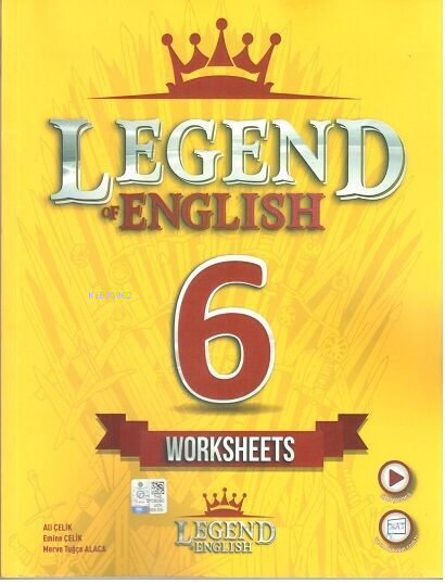Legend English 6. Sınıf Worksheets Çalışma Kitabı - Emine Çelik | Yeni