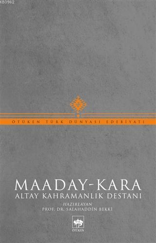 Maaday-Kara - Salahaddin Bekki | Yeni ve İkinci El Ucuz Kitabın Adresi