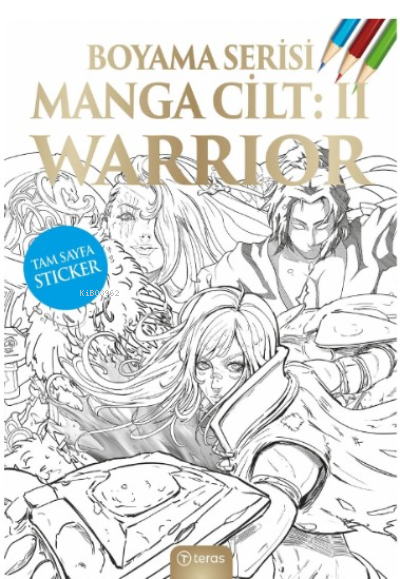 Manga Boyama Cilt II: Warrior - Kolektif | Yeni ve İkinci El Ucuz Kita
