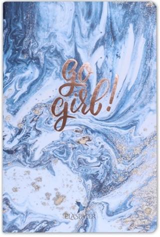 Marble Mavi Go Girl! Defter - | Yeni ve İkinci El Ucuz Kitabın Adresi