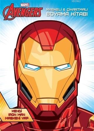 Marvel Avengers Maskeli ve Çıkartmalı Boyama Kitabı - Kolektif | Yeni 