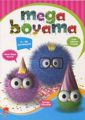 Mega Boyama (Renkli Örnekli, Örneksiz, Çizgi Çalışması) - Kolektif | Y