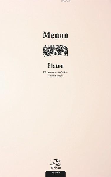 Menon - Platon ( Eflatun ) | Yeni ve İkinci El Ucuz Kitabın Adresi