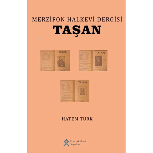 Merzifon Halkevi Dergisi Taşan - Hatem Türk | Yeni ve İkinci El Ucuz K