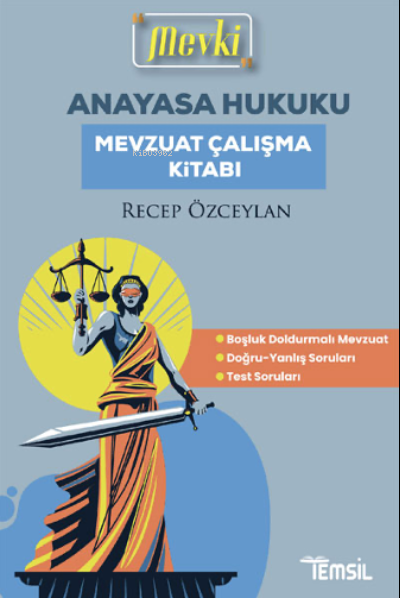 Mevki Anayasa Hukuku Mevzuat Çalışma Kitabı - Recep Özceylan | Yeni ve