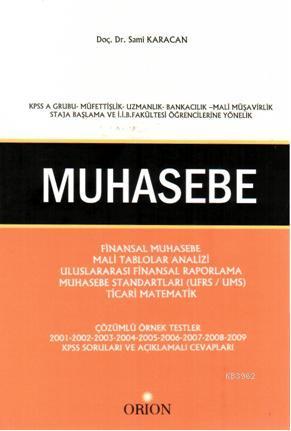 Muhasebe - Sami Karacan | Yeni ve İkinci El Ucuz Kitabın Adresi