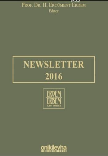 Newsletter 2016 - H.Ercüment Erdem | Yeni ve İkinci El Ucuz Kitabın Ad
