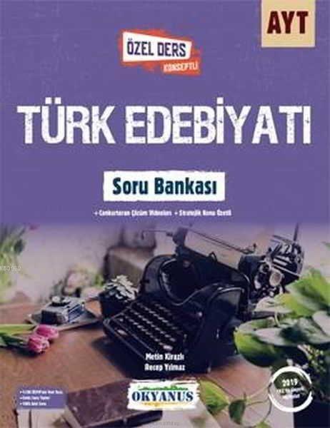 Okyanus Yayınları AYT Türk Edebiyatı Özel Ders Konseptli Soru Bankası 