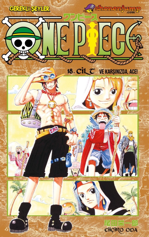 One Piece 18. Cilt: İşte Karşınızda Ace - Eiiçiro Oda | Yeni ve İkinci