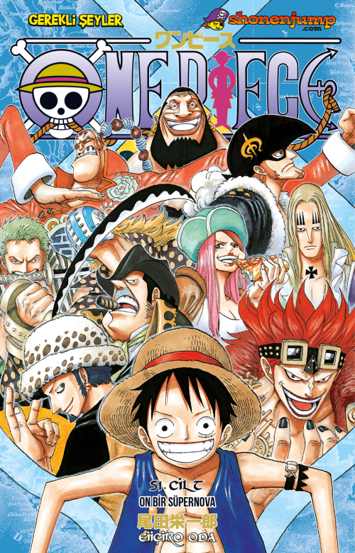 One Piece 51 Cilt;On Bir Süpernova - Eiiçiro Oda | Yeni ve İkinci El U