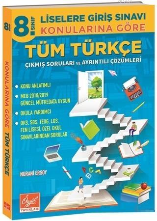 Özgül Yayınları 8. Sınıf LGS Konularına Göre Tüm Türkçe Çıkmış Sorular