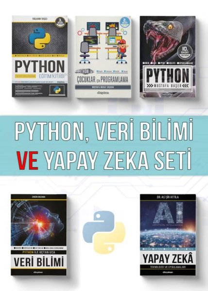 Python Veri Bilimi ve Yapay Zeka Seti - 5 Kitap Takım - Ali Şir Attila
