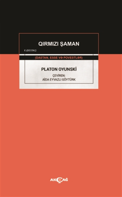 Qirmizi Şaman - Platon Oyunski | Yeni ve İkinci El Ucuz Kitabın Adresi