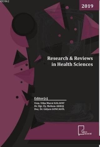 Research Reviews in Health Sciences - Kolektif | Yeni ve İkinci El Ucu