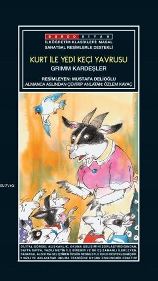 Sanatsal Resimli Kurt ile Yedi Keçi Yavrusu - Grimm Kardeşler | Yeni v