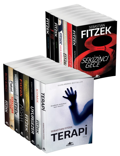 Sebastian Fitzek Psikolojik Gerilim Serisi Özel Set (15 Kitap) - Sebas