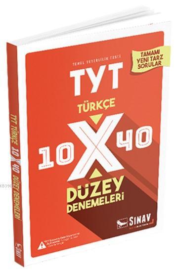 Sınav Dergisi Yayınları TYT Türkçe 10x40 Düzey Denemeleri Sınav Dergis