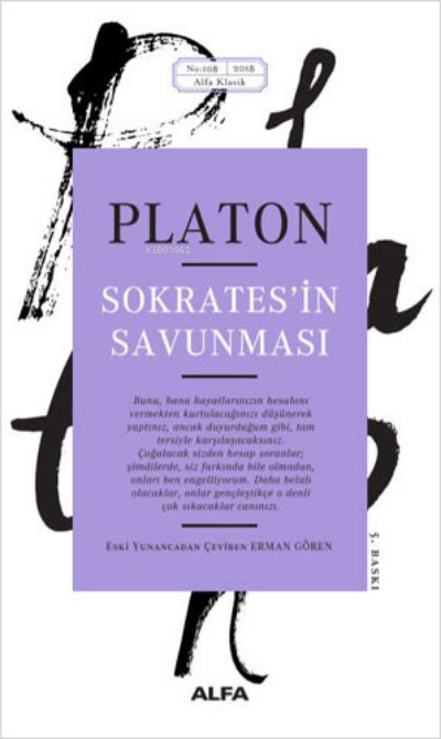 Sokrates'in Savunması Platon - Platon ( Eflatun ) | Yeni ve İkinci El 