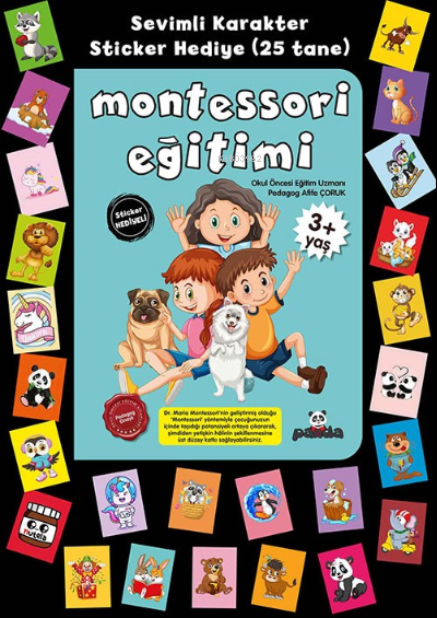 Stickerlı 3+ Yaş Montessori Eğitimi - Pedagog Afife Çoruk | Yeni ve İk
