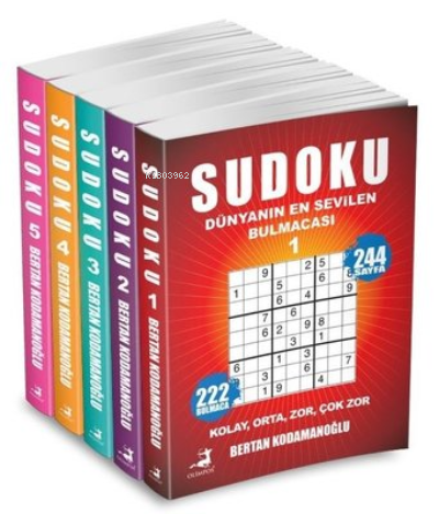 Sudoku Seti - 5 Kitap Takım - Kolektif | Yeni ve İkinci El Ucuz Kitabı