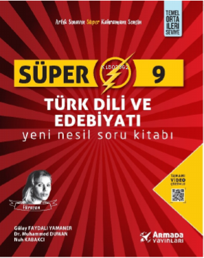 Süper 9 Türk Dili Ve Edebiyatı Yeni Nesil Soru Kitabı - Muhammed Duman