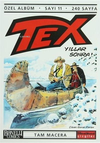 Tex Özel Albüm Sayı 11 : Yıllar Sonra - Claudio Nizzi | Yeni ve İkinci