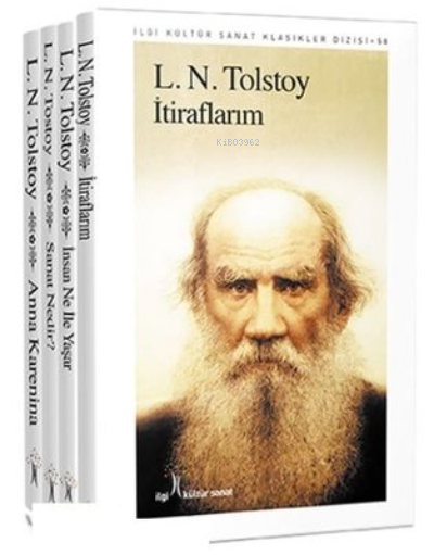 Tolstoy Seti - 4 Kitap Takım - Lev Nikolayeviç Tolstoy | Yeni ve İkinc