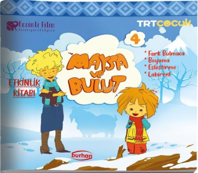 TRT Çocuk Maysa ve Bulut Etkinlik Kitabı - 4 - Kolektif | Yeni ve İkin