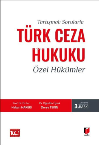 Türk Ceza Hukuku Özel Hükümler - Hakan Hakeri | Yeni ve İkinci El Ucuz