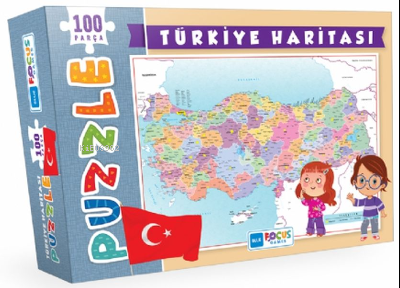 Türkiye Haritası Puzzle 100 Parça - | Yeni ve İkinci El Ucuz Kitabın A