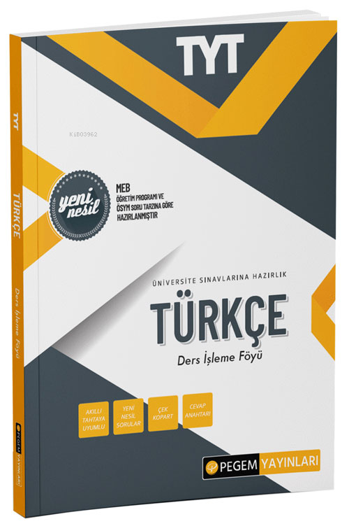 TYT Türkçe Ders İşleme Föyü - Kolektif | Yeni ve İkinci El Ucuz Kitabı