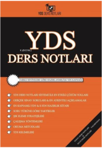 YDS Ders Notları - Özgür Kartal- | Yeni ve İkinci El Ucuz Kitabın Adre