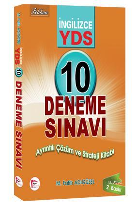 YDS İngilizce 10 Deneme Sınavı Ayrıntılı Çözüm ve Strateji Kitabı - M.