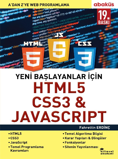 Yeni Başlayanlar İçin HTML5, CSS3 ve Javascript - Fahrettin Erdinç | Y