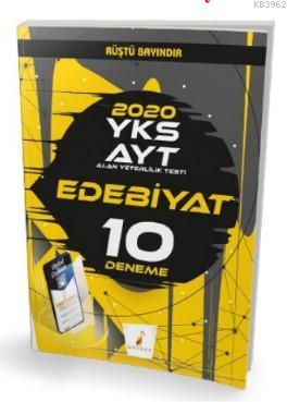 YKS AYT 2020 Edebiyat Dijital Çözümlü 10 Deneme Sınavı - Rüştü Bayındı