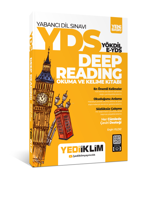 YÖKDİL Deep Reading Okuma ve Kelime Kitabı - Ergin Yıldızoğlu | Yeni v